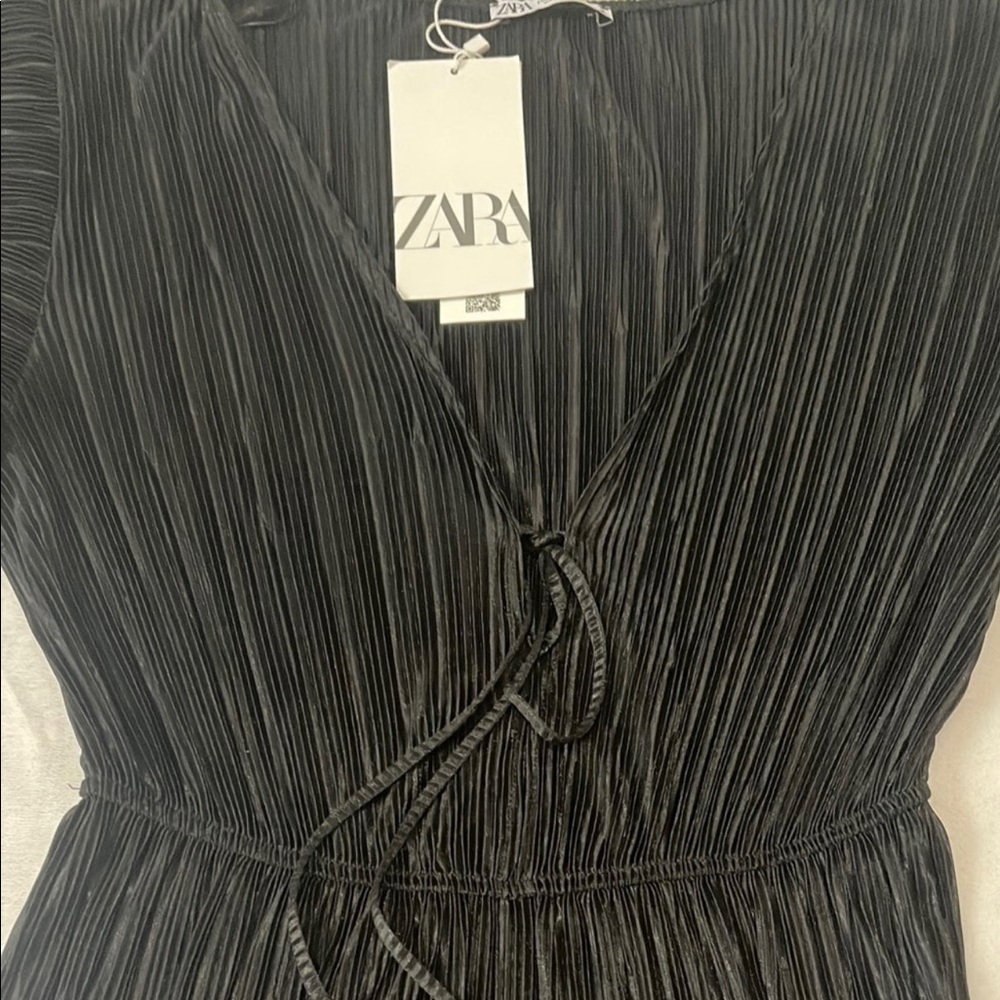 Blouses-top, Brand Zara, Size M , Color Black NEW TAGS